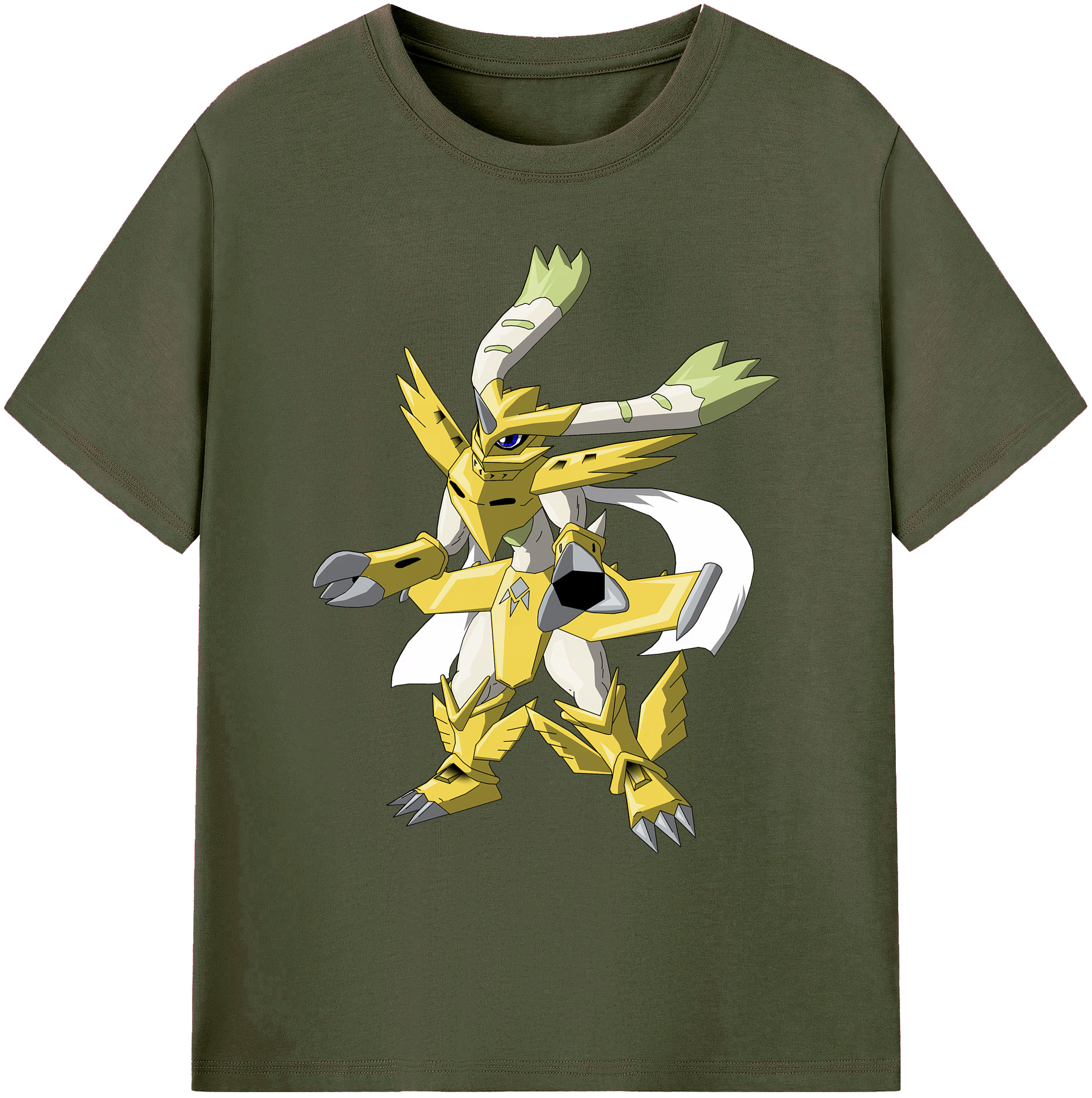 （画像用） Digimon デジタルモンスター/デジモン 綿100％ メンズ半袖Tシャツ｜肌触りやわらか＆通気性